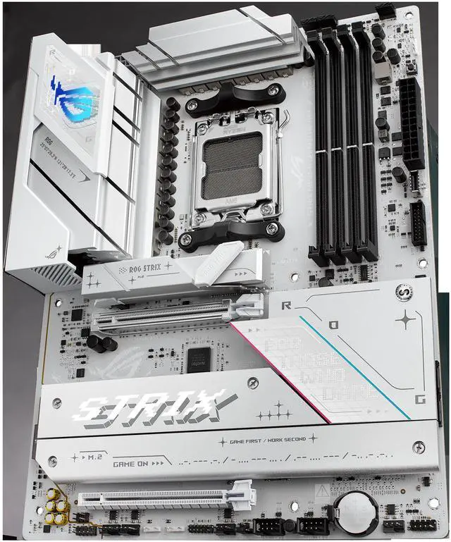 Alt view image 4 of 9 - ASUS ROG STRIX B850-A GAMING WIFI R2 AMD AM5 B850 ATX motherboard with 14+2+1 power stages, DDR5 support with AEMP, WiFi 7, 4x M.2, PCIe 5.0 x16, USB 20Gbps Type-C, ASUS AI Advisor, AI Networking II