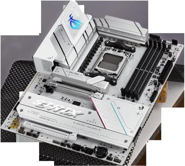 Alt view image 6 of 9 - ASUS ROG STRIX B850-A GAMING WIFI R2 AMD AM5 B850 ATX motherboard with 14+2+1 power stages, DDR5 support with AEMP, WiFi 7, 4x M.2, PCIe 5.0 x16, USB 20Gbps Type-C, ASUS AI Advisor, AI Networking II