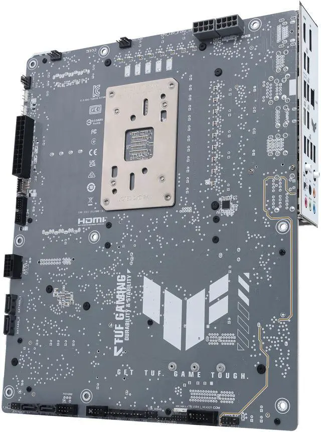 Alt view image 10 of 13 - ASUS TUF GAMING B850-BTF WIFI W AMD B850 ATX motherboard, hidden-connector design, 14+2+1 80A DrMOS power stages, DDR5, PCIe 5.0 Ready, 3x M.2, Wi-Fi 7, 2.5Gb LAN, DP, HDMI, USB 20Gbps Type-C