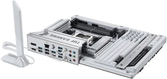 Alt view image 11 of 13 - ASUS TUF GAMING B850-BTF WIFI W AMD B850 ATX motherboard, hidden-connector design, 14+2+1 80A DrMOS power stages, DDR5, PCIe 5.0 Ready, 3x M.2, Wi-Fi 7, 2.5Gb LAN, DP, HDMI, USB 20Gbps Type-C