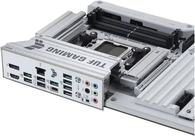 Alt view image 12 of 13 - ASUS TUF GAMING B850-BTF WIFI W AMD B850 ATX motherboard, hidden-connector design, 14+2+1 80A DrMOS power stages, DDR5, PCIe 5.0 Ready, 3x M.2, Wi-Fi 7, 2.5Gb LAN, DP, HDMI, USB 20Gbps Type-C