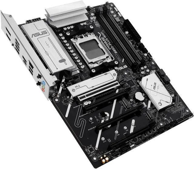 Alt view image 7 of 11 - ASUS PRIME B850-PLUS WIFI AMD AM5 AMD B850 ATX motherboard, DDR5, PCIe 5.0 Ready, 3x M.2, Wi-Fi 6E, 2.5Gb LAN, DisplayPort, HDMI, USB 10Gbps Type-A & Type-C, BIOS FlashBack, Aura Sync, AI Advisor