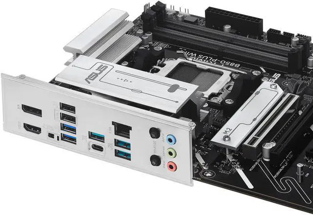 Alt view image 9 of 11 - ASUS PRIME B850-PLUS WIFI AMD AM5 AMD B850 ATX motherboard, DDR5, PCIe 5.0 Ready, 3x M.2, Wi-Fi 6E, 2.5Gb LAN, DisplayPort, HDMI, USB 10Gbps Type-A & Type-C, BIOS FlashBack, Aura Sync, AI Advisor