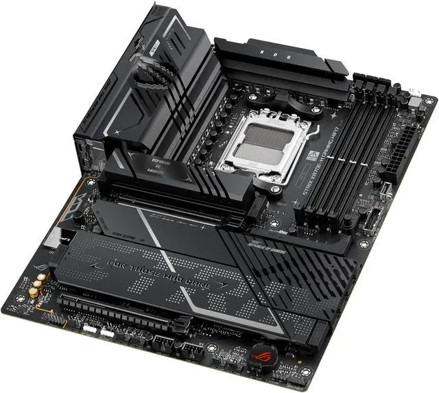Alt view image 7 of 13 - ASUS ROG STRIX X870E-H GAMING WIFI7 AMD X870E-H ATX motherboard with 16+2+1 power stages, Dynamic OC Switcher, Core Flex, DDR5 AEMP, WiFi 7, 4x M.2, PCIe 5.0, Q-Release, dual USB4 ports and USB 10Gbps Type-C