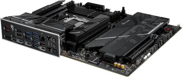 Alt view image 10 of 13 - ASUS ROG STRIX X870E-H GAMING WIFI7 AMD X870E-H ATX motherboard with 16+2+1 power stages, Dynamic OC Switcher, Core Flex, DDR5 AEMP, WiFi 7, 4x M.2, PCIe 5.0, Q-Release, dual USB4 ports and USB 10Gbps Type-C