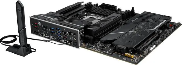 Alt view image 11 of 13 - ASUS ROG STRIX X870E-H GAMING WIFI7 AMD X870E-H ATX motherboard with 16+2+1 power stages, Dynamic OC Switcher, Core Flex, DDR5 AEMP, WiFi 7, 4x M.2, PCIe 5.0, Q-Release, dual USB4 ports and USB 10Gbps Type-C