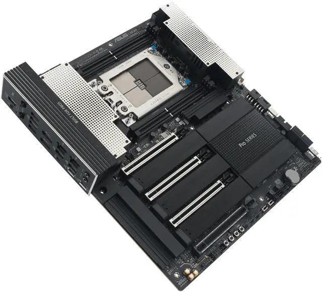 Alt view image 6 of 12 - ASUS Pro WS TRX50-SAGE WIFI A AMD TRX50 TR5 CEB workstation motherboard, CPU & memory overclocking ready, robust 20 power-stage design, PCIe 5.0 x 16, M.2, USB4, 10 Gb & 2.5 Gb LAN, multi-GPU support