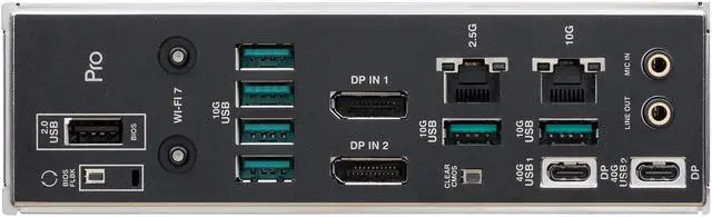 Alt view image 7 of 12 - ASUS Pro WS TRX50-SAGE WIFI A AMD TRX50 TR5 CEB workstation motherboard, CPU & memory overclocking ready, robust 20 power-stage design, PCIe 5.0 x 16, M.2, USB4, 10 Gb & 2.5 Gb LAN, multi-GPU support