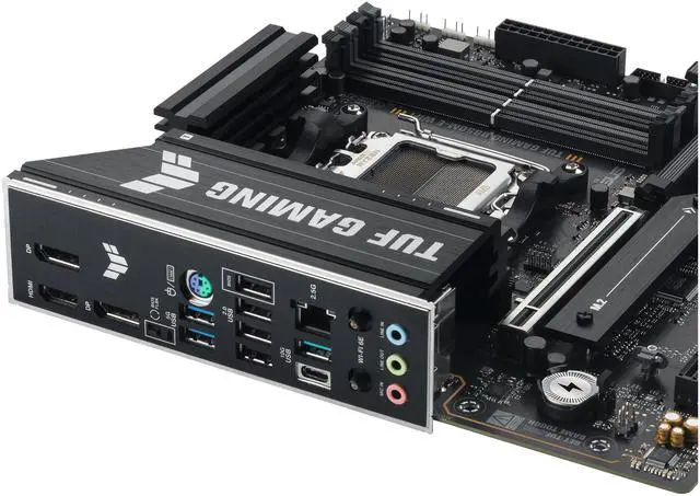 Alt view image 6 of 12 - ASUS TUF GAMING B850M-E WIFI AMD B850 mATX motherboard, 8+2+1 80A DrMOS power stages, DDR5, PCIe 5.0, three M.2 slots, WiFi 6E, 2.5Gb Ethernet, DisplayPort, HDMI, rear USB-C 10Gbps and front USB-C 5Gbps