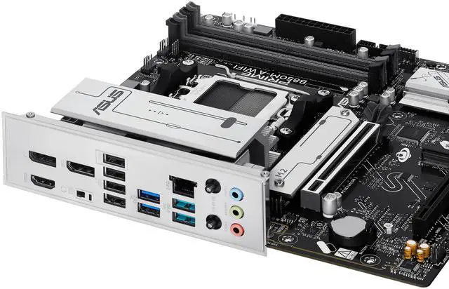 Alt view image 9 of 10 - ASUS PRIME B850M-A WIFI-CSM AMD AM5 B850 mATX motherboard, DDR5, PCIe 5.0 Ready, 3x M.2, Wi-Fi 6E, 2.5Gb LAN, DisplayPort, HDMI, USB Type-C, ASUS Control Center Express Remote IT Management