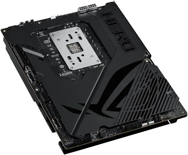 Alt view image 16 of 18 - ASUS ROG CROSSHAIR X870E HERO BTF AMD X870E ATX Board with Hidden-connector Design and High-power GPU Slot for Clean Cable Management, 18+2+2 Power, DDR5, WiFi 7, 5x M.2, PCIe 5.0, USB4, Advanced AI PC-ready