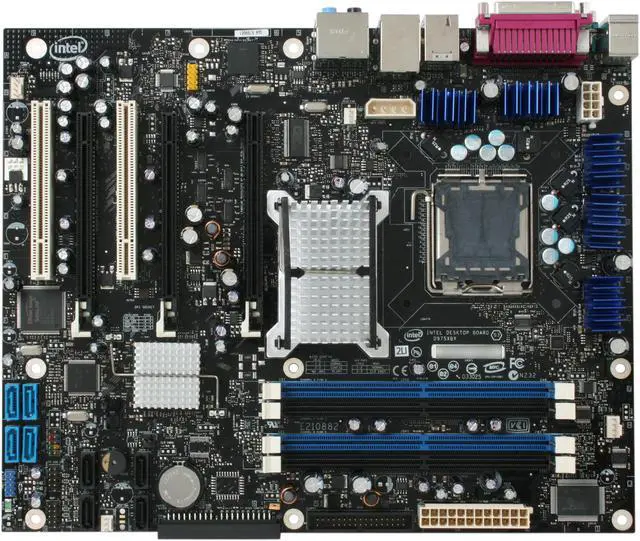 Alt view image 3 of 5 - Intel BLKD975XBXLKR LGA 775 Intel 975X ATX Intel Motherboard