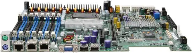 Alt view image 2 of 5 - Intel S5000PAL Server Motherboard Dual LGA 771 Intel 5000P DDR2 667