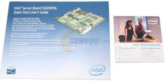 Alt view image 4 of 5 - Intel S5000PAL Server Motherboard Dual LGA 771 Intel 5000P DDR2 667
