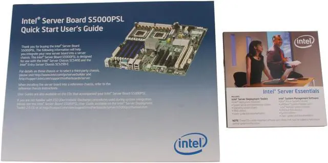 Alt view image 5 of 6 - Intel S5000PSLSATA SSI EEB 3.6 (Extended ATX) Server Motherboard Dual LGA 771 Intel 5000P