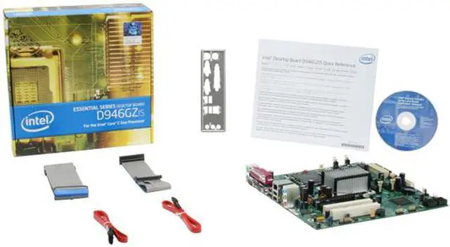 Alt view image 5 of 5 - Intel BOXD946GZISSL LGA 775 Intel 946GZ Micro ATX Intel Motherboard