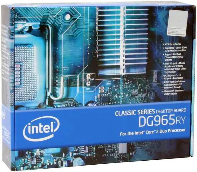 Alt view image 5 of 5 - Intel BOXDG965RYCK LGA 775 Intel G965 Express ATX Intel Motherboard
