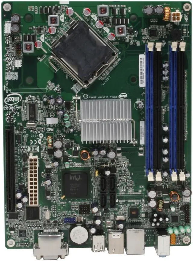 Alt view image 3 of 6 - Intel BOXDQ965WCEKR LGA 775 Intel Q965 Express Pico-BTX Intel Motherboard