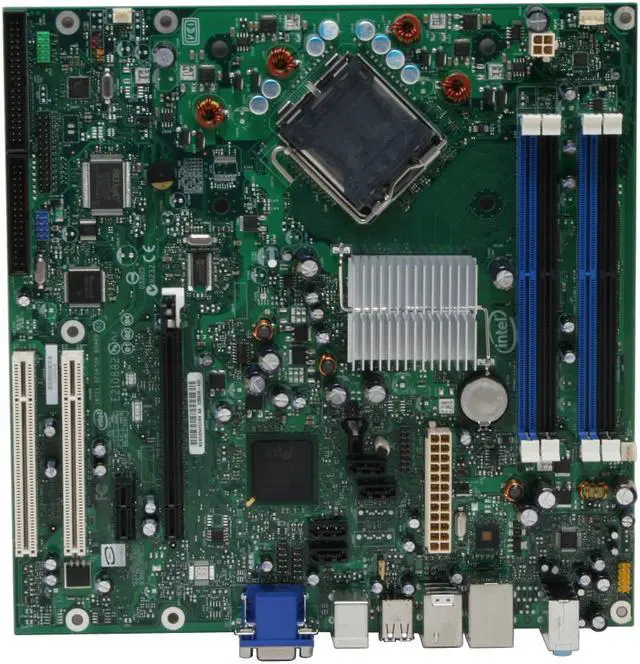 Alt view image 3 of 7 - Intel BOXDG965MSCK LGA 775 Intel G965 Express Micro BTX Intel Motherboard
