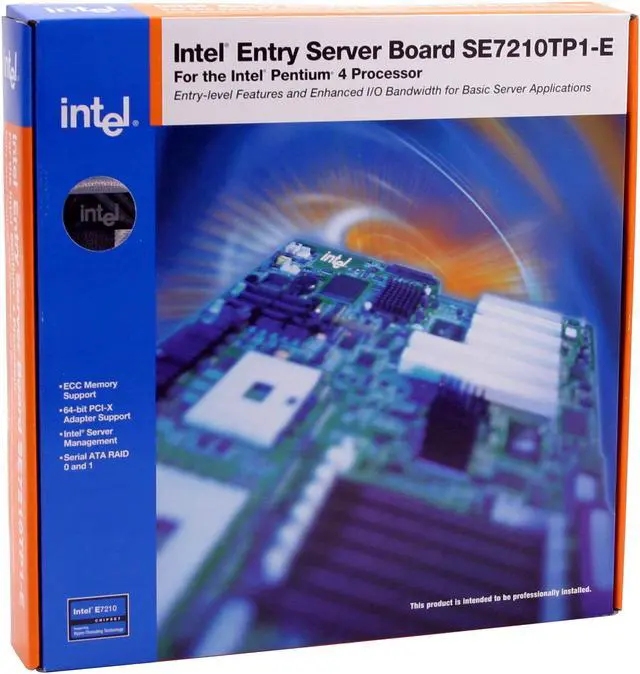 Alt view image 4 of 4 - Intel SE7210TP1-E ATX Server Motherboard 478 Intel E7210