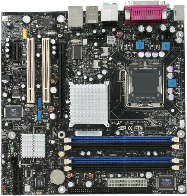 Alt view image 3 of 5 - Intel BLKD925XBCLK LGA 775 Intel 925X Micro ATX Intel Motherboard - OEM