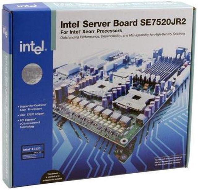 Alt view image 4 of 4 - Intel SE7520JR2ATAD2 SSI Thin E-Bay Server Motherboard Dual 603/604 Intel E7520 DDR2 400