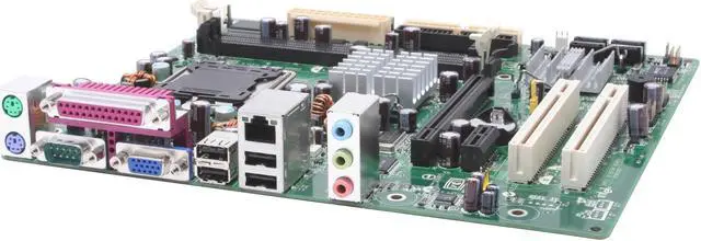 Alt view image 2 of 4 - Intel BLKD101GGCL LGA 775 ATI Radeon Xpress 200 Micro ATX Intel Motherboard - OEM