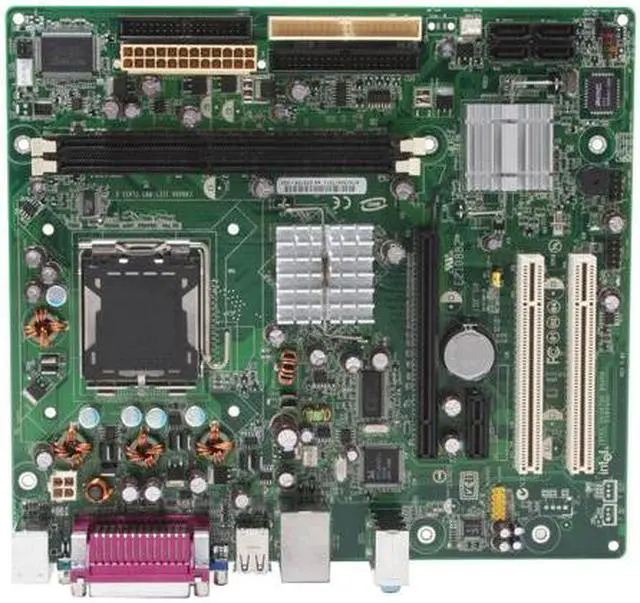 Alt view image 3 of 4 - Intel BLKD101GGCL LGA 775 ATI Radeon Xpress 200 Micro ATX Intel Motherboard - OEM