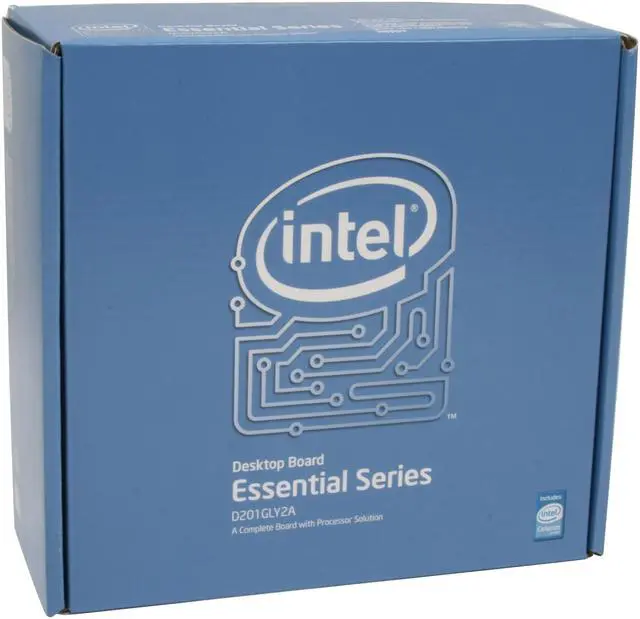 Alt view image 7 of 7 - Intel BOXD201GLY2A Intel Celeron 220 SiS 662 Micro ATX Motherboard / CPU Combo