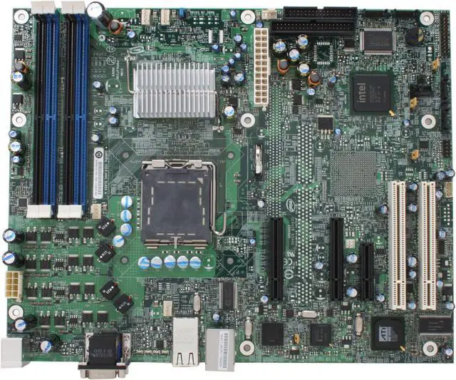 Alt view image 3 of 5 - Intel S3000AH ATX Server Motherboard LGA 775 Intel 3000 DDR2 667