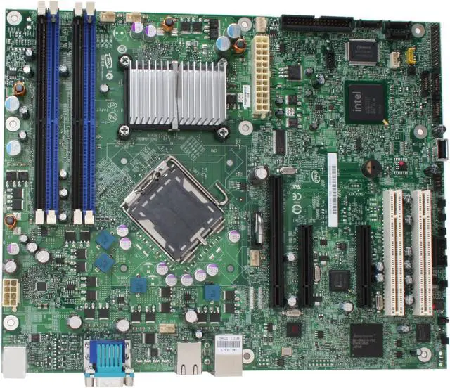 Alt view image 3 of 5 - Intel S3210SHLC Server Motherboard LGA 775 Intel 3210 DDR2 800