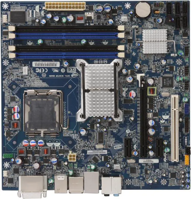 Alt view image 3 of 5 - Intel BOXDG45ID LGA 775 Intel G45 HDMI Micro ATX Intel Motherboard