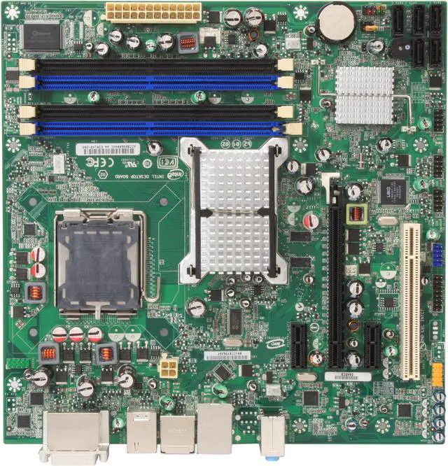 Alt view image 3 of 5 - Intel BOXDQ45CB LGA 775 Intel Q45 Micro ATX Intel Motherboard