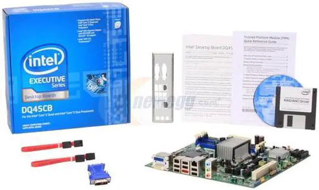 Alt view image 5 of 5 - Intel BOXDQ45CB LGA 775 Intel Q45 Micro ATX Intel Motherboard