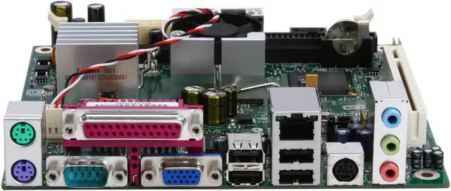 Alt view image 4 of 9 - Intel BLKD945GCLF2 Atom 330 Intel 945GC Mini ITX Motherboard / CPU Combo - OEM