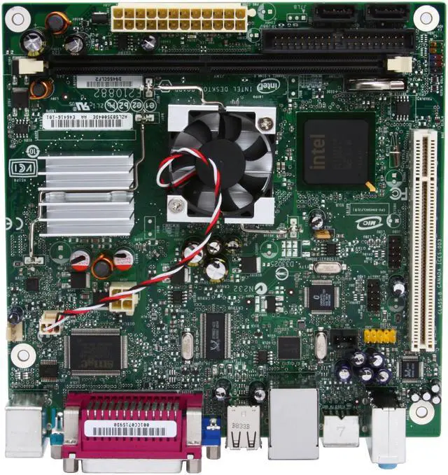 Alt view image 5 of 9 - Intel BLKD945GCLF2 Atom 330 Intel 945GC Mini ITX Motherboard / CPU Combo - OEM