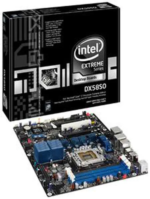 Main image of Intel Extreme Series BLKDX58SO LGA 1366 Intel X58 ATX Intel Motherboard 10-Pack - OEM