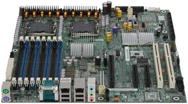 Alt view image 2 of 5 - Intel S5000XVNSATAR Extended ATX Server Motherboard Dual LGA 771 Intel 5000X