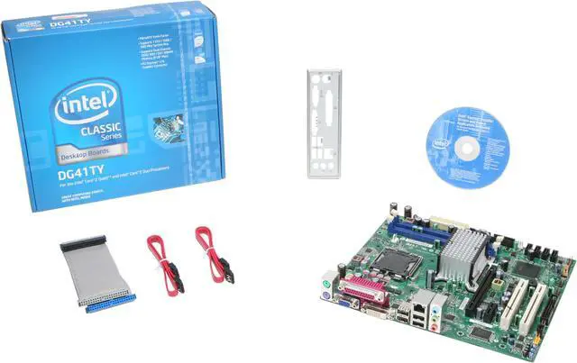 Alt view image 5 of 5 - Intel BOXDG41TY LGA 775 Intel G41 Micro ATX Intel Motherboard