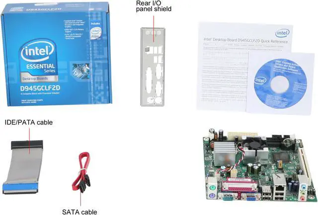 Alt view image 5 of 5 - Intel BOXD945GCLF2D Intel Atom processor 330 Intel 945GC Mini ITX Motherboard / CPU Combo