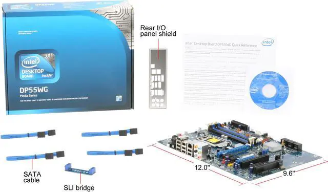Alt view image 11 of 11 - Intel BOXDP55WG LGA 1156 Intel P55 ATX Intel Motherboard