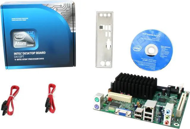 Alt view image 5 of 5 - Intel BOXD410PT Intel Atom D410 Intel NM10 Mini ITX Motherboard / CPU Combo