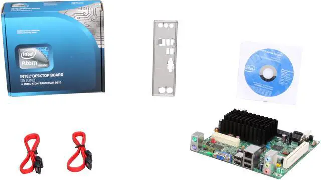 Alt view image 5 of 5 - Intel BOXD510MO Intel Atom D510 Intel NM10 Mini ITX Motherboard / CPU Combo