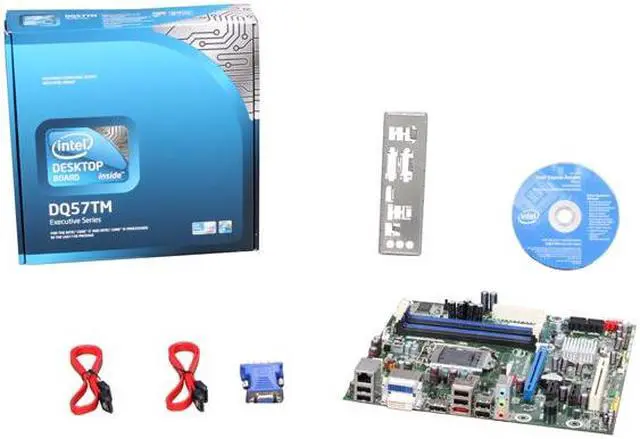 Alt view image 5 of 5 - Intel BOXDQ57TM LGA 1156 Intel Q57 Micro ATX Intel Motherboard