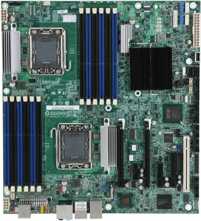 Alt view image 3 of 4 - Intel S5520SCR SSI EEB Server Motherboard Dual LGA 1366 Intel 5520 DDR3 1333