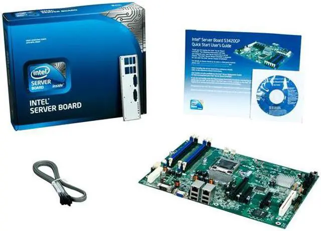 Alt view image 5 of 5 - Intel S3420GPV ATX Server Motherboard LGA 1156 Intel 3420 DDR3 1333