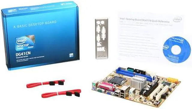 Alt view image 5 of 5 - Intel BOXDG41CN LGA 775 Intel G41 Micro ATX Intel Motherboard