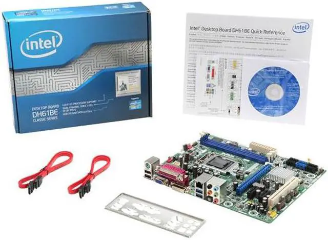 Alt view image 5 of 5 - Intel BOXDH61BEB3 LGA 1155 Intel H61 USB 3.0 Micro ATX Intel Motherboard