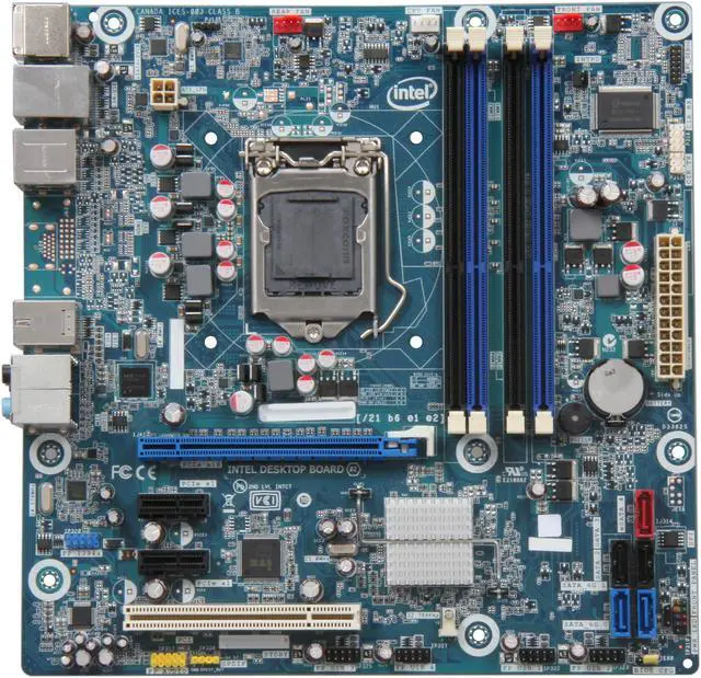 Alt view image 3 of 5 - Intel BOXDP67DEB3 LGA 1155 Intel P67 USB 3.0 Micro ATX Intel Motherboard