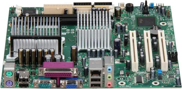 Alt view image 2 of 5 - Intel LAD865GVIPL Intel Celeron M @ 1.3GHz Socket 478 Intel 865GV Micro ATX Motherboard / CPU Combo - OEM